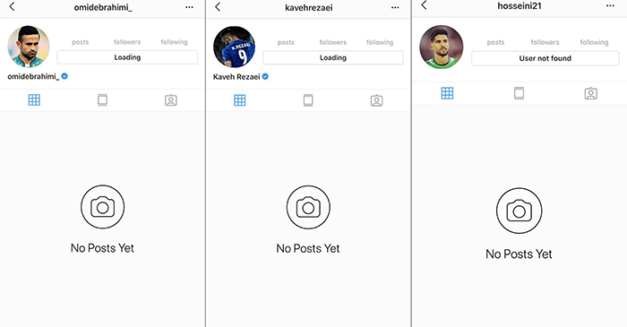 team melli player instagram